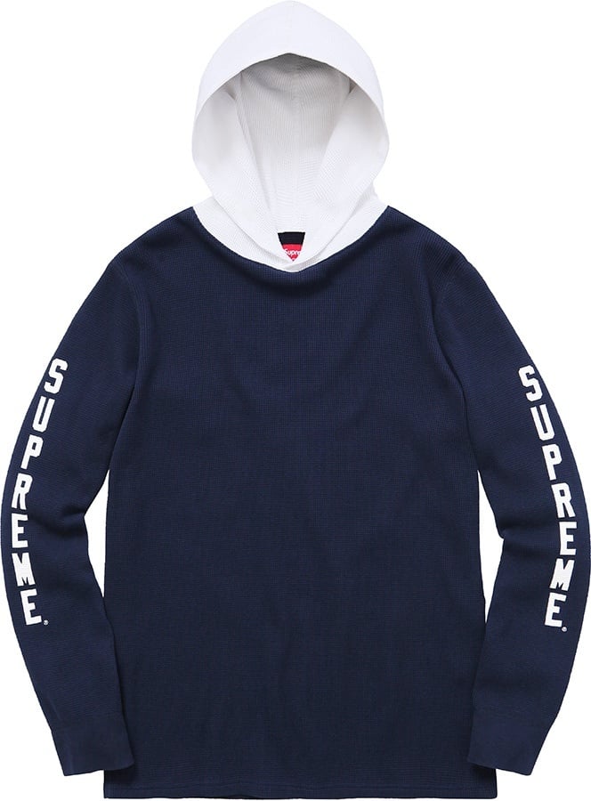Hooded Waffle Thermal view 2